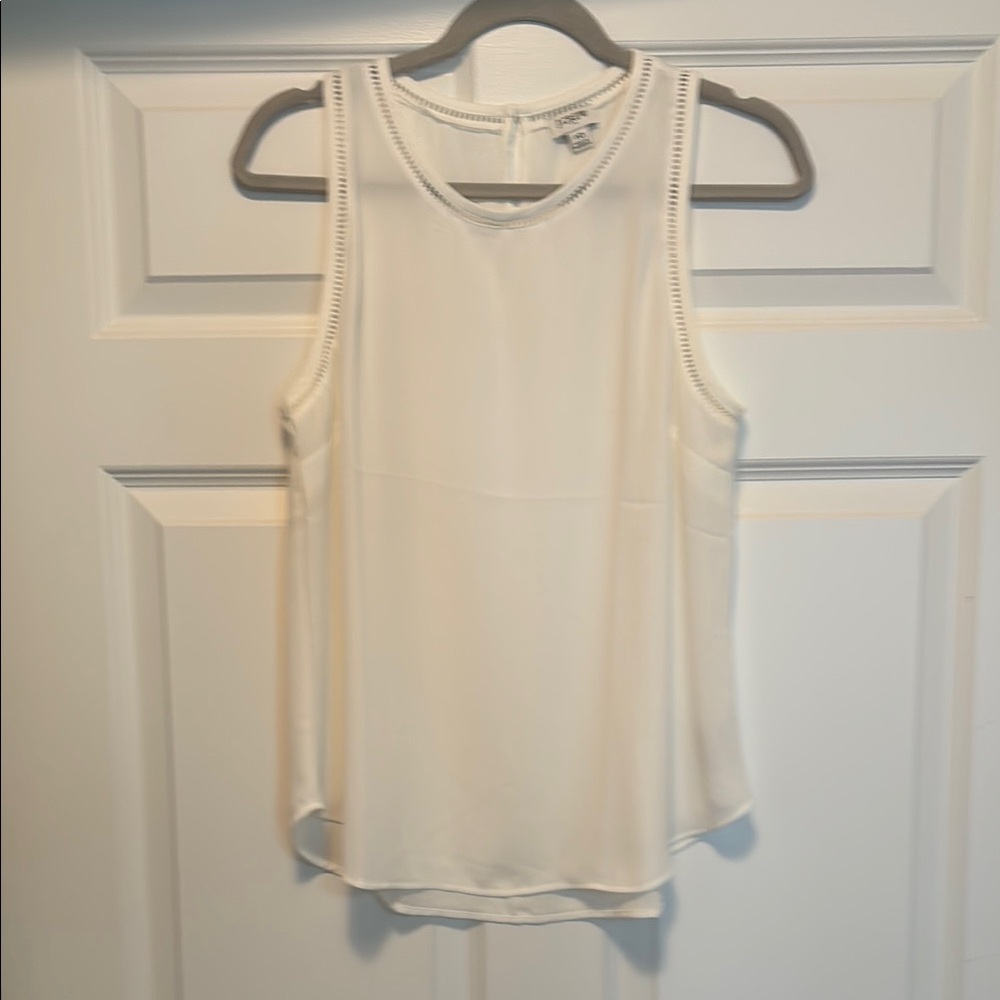 J. Crew Cream Sleeveless Tank Top